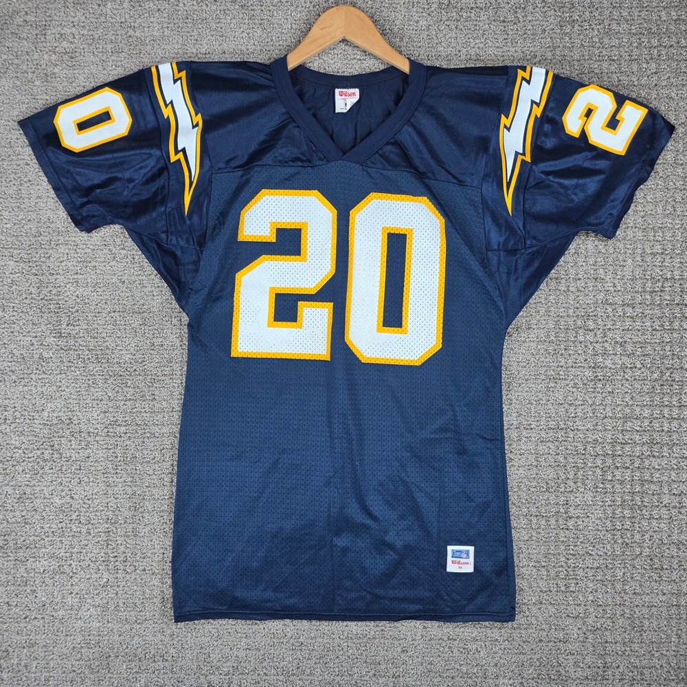Vintage Wilson San Diego Chargers Natrone Means #20 NFL Jersey Mens Medium Blue